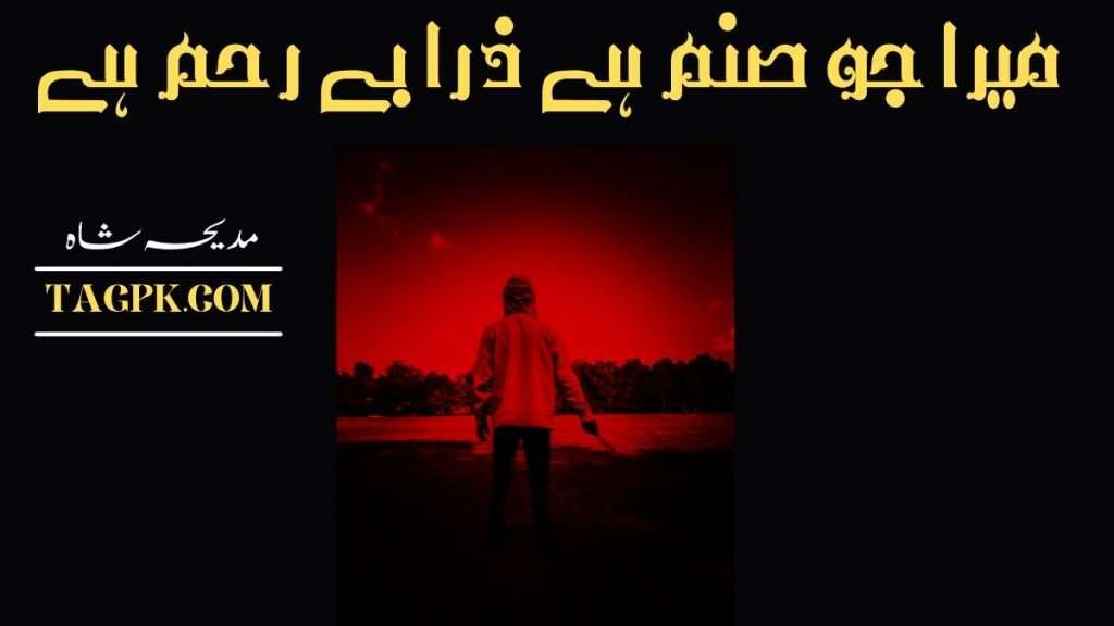 Mera Jo Sanam Hai Zara Be Reham Hai By Madiha Shah