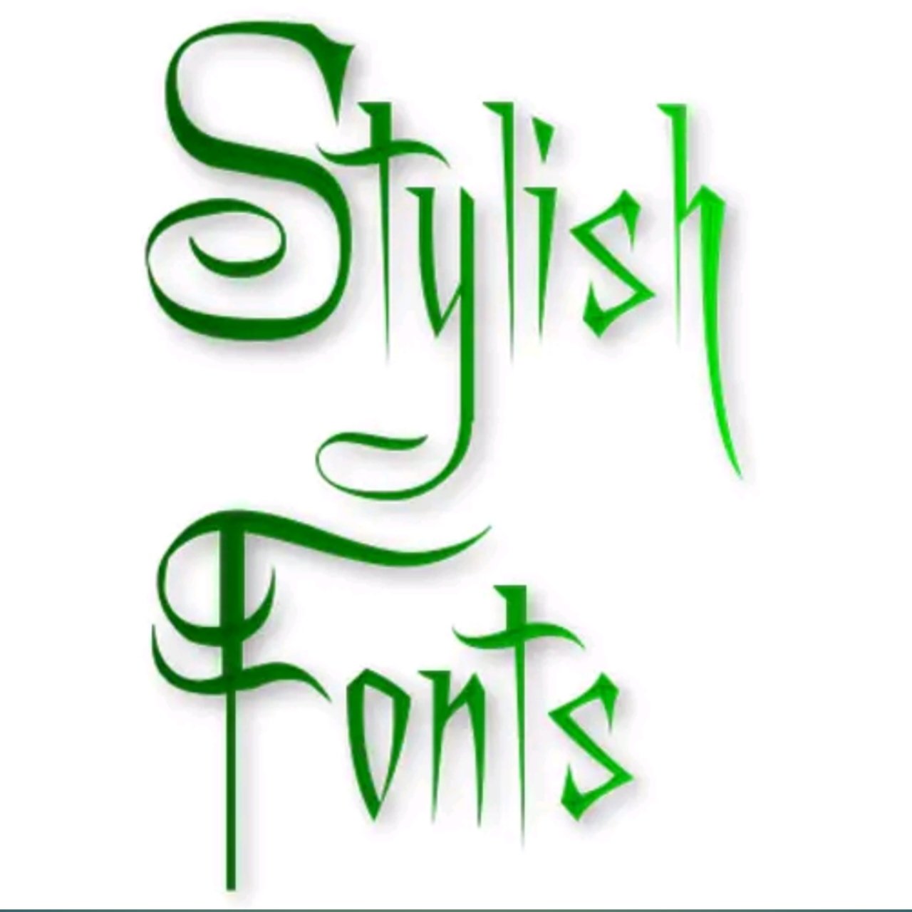 Stylish font